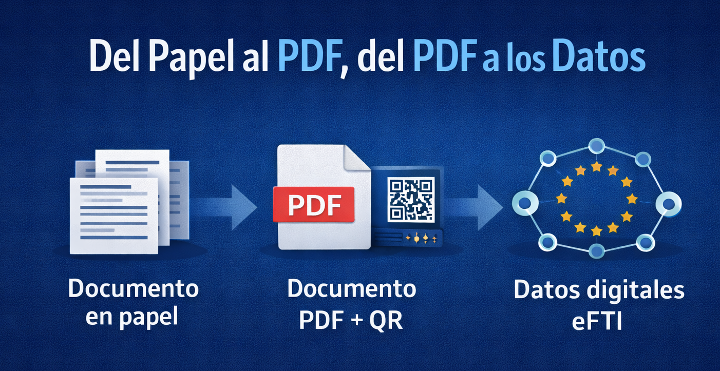 Del Papel al PDF, del PDF a los Datos: evolución del Documento de Control hacia datos digitales eFTI